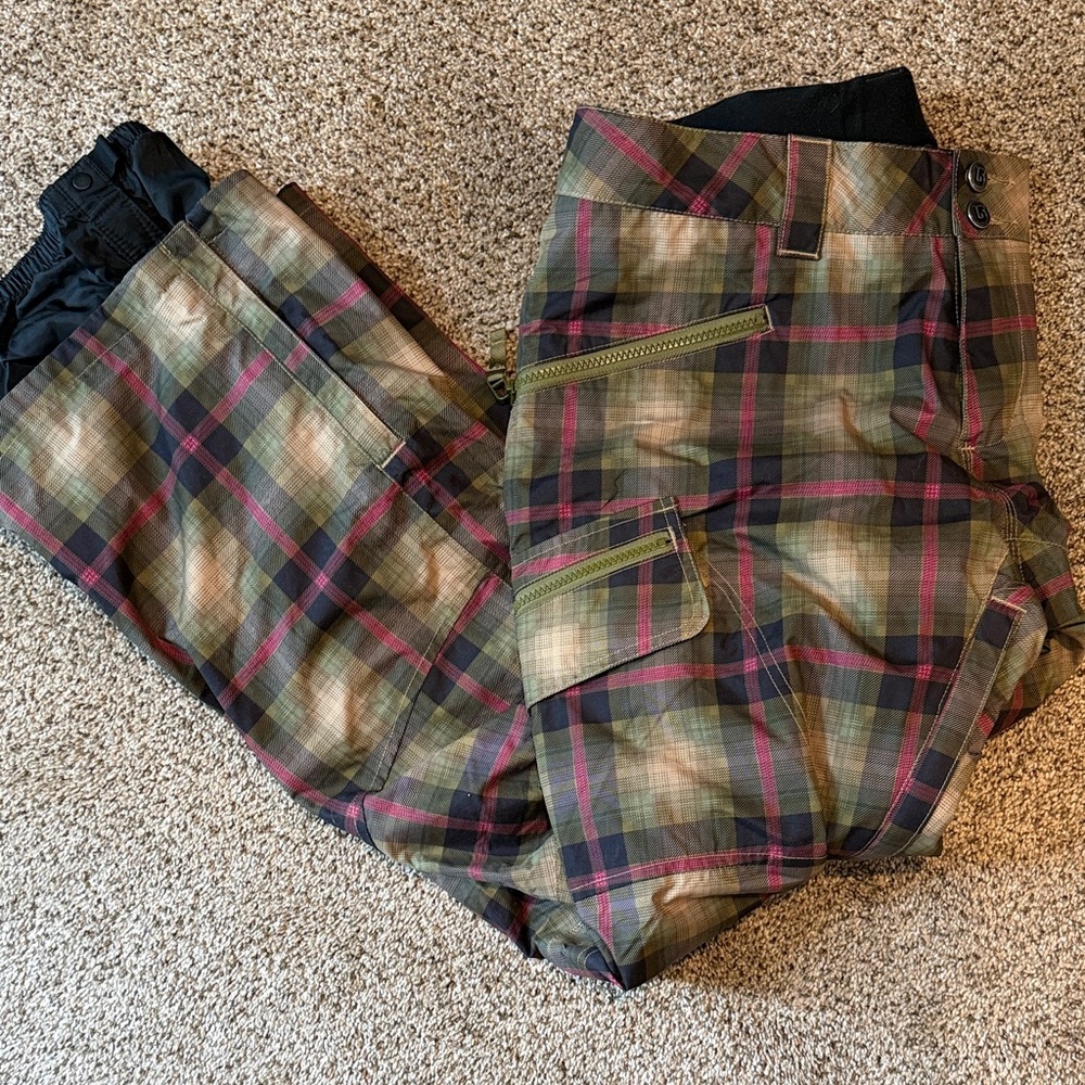 Burton | Dri-Ride Multicolor Plaid Snowboard Pants